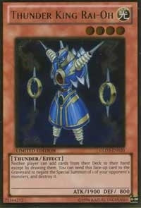 Thunder King Rai Oh (GLD3-EN020) [GLD3]