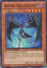 Blackwing Shura the Blue Flame (GLD3-EN025) [GLD3]