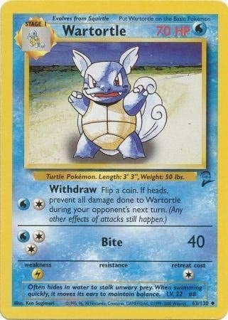 Wartortle (63/130) [Base Set 2]