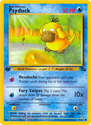 Psyduck (53/62) [Fossil 1st Edition]