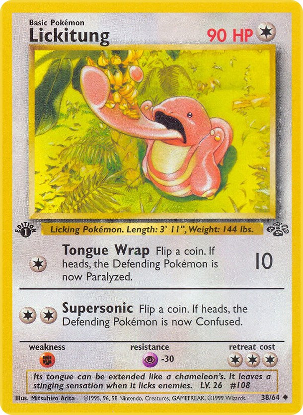 Lickitung (38/64) [Jungle 1st Edition]