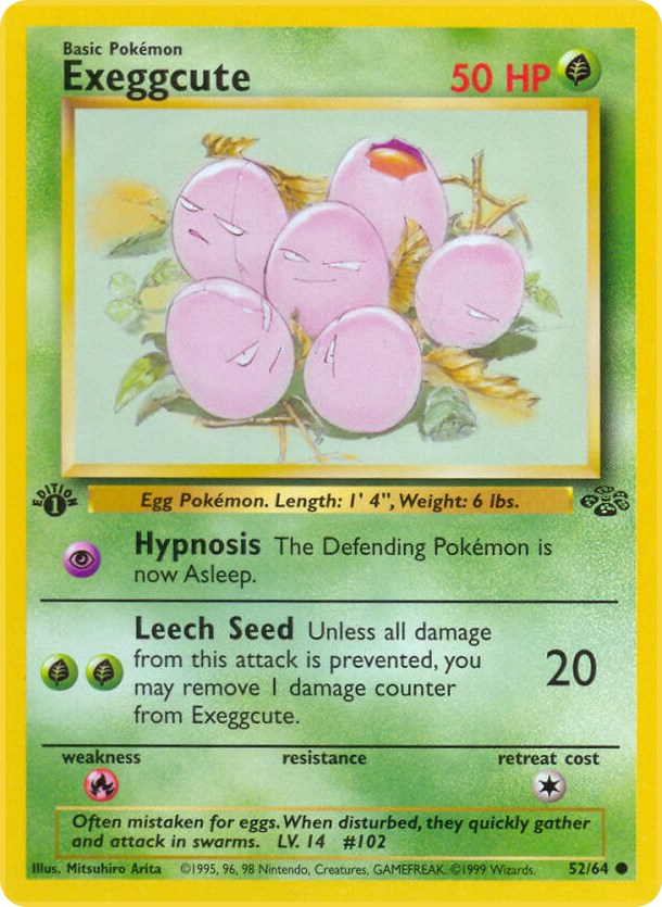 Exeggcute (52/64) [Jungle 1st Edition]