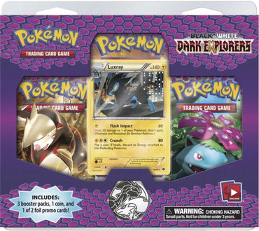 Black & White: Dark Explorers - 3-Pack Blister (Luxray)