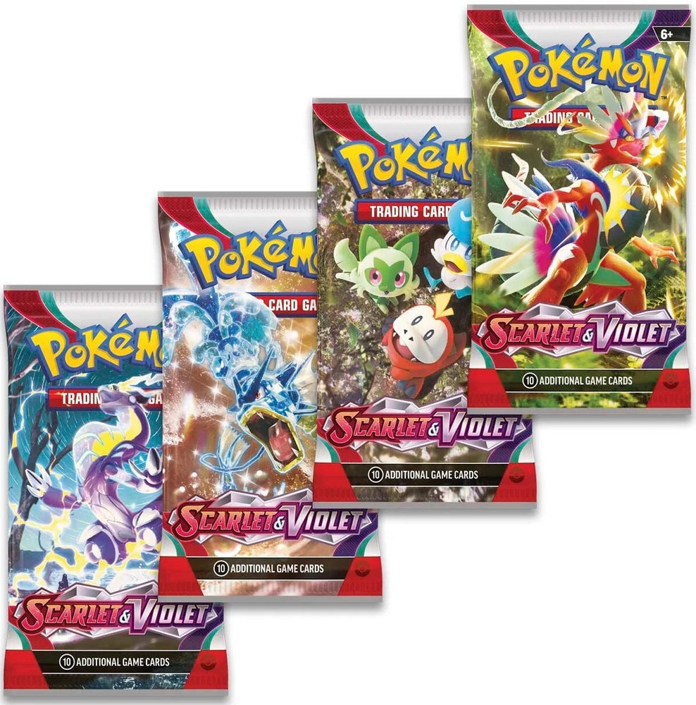 Scarlet and Violet Booster Pack Art Bundle Set of 4 () [SV1]