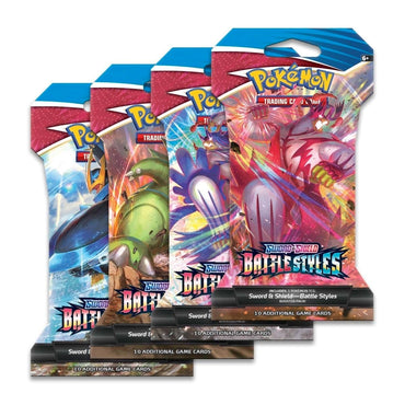 Battle Styles Sleeved Booster Pack Art Bundle Set of 4 () [SWSH05]