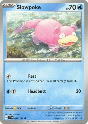 Slowpoke (042/198) [Scarlet & Violet: Base Set]