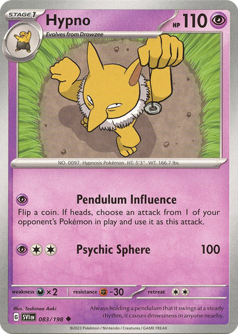 Hypno (083/198) [Scarlet & Violet: Base Set]