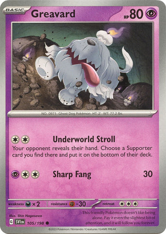 Greavard (105/198) [Scarlet & Violet: Base Set]