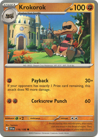 Krokorok (116/198) [Scarlet & Violet: Base Set]