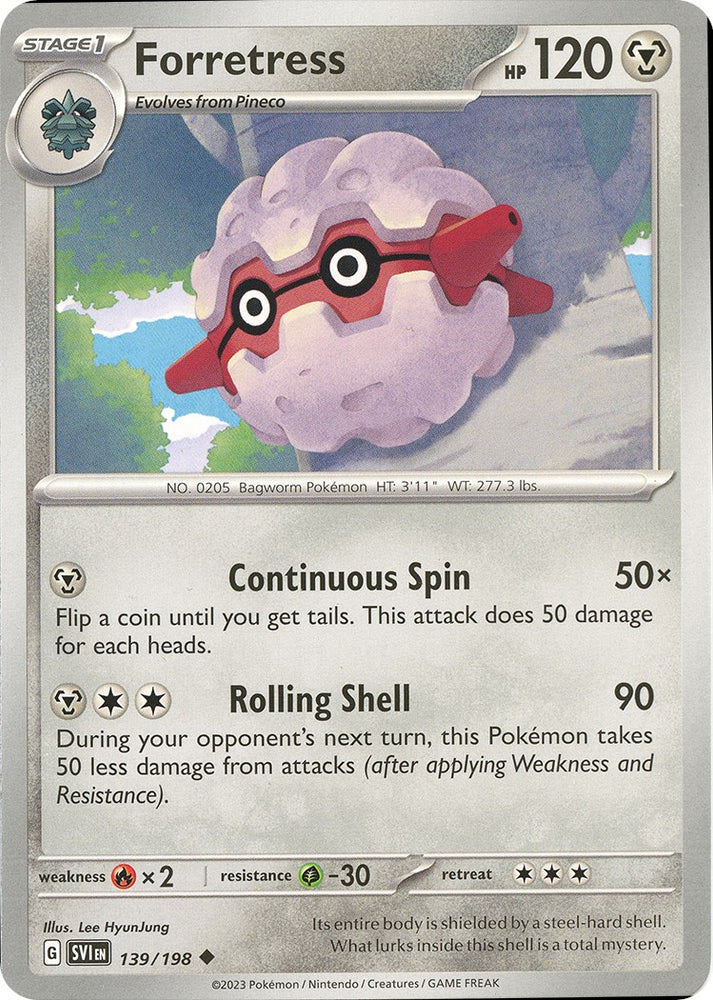 Forretress (139/198) [Scarlet & Violet: Base Set]