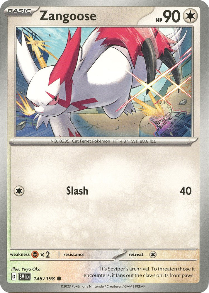 Zangoose (146/198) [Scarlet & Violet: Base Set]