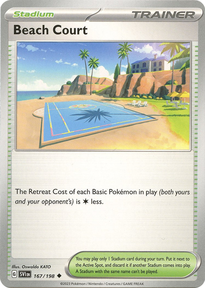 Beach Court (167/198) [Scarlet & Violet: Base Set]