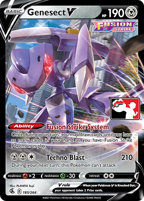 Genesect V (185/264) [Prize Pack Series Two]