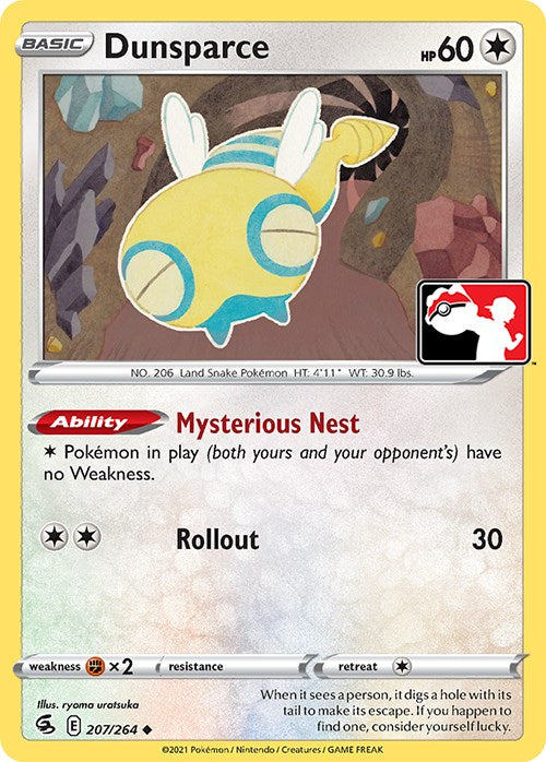 Dunsparce (207/264) [Prize Pack Series Two]