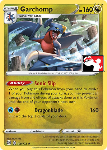 Garchomp (109/172) [Prize Pack Series Two]