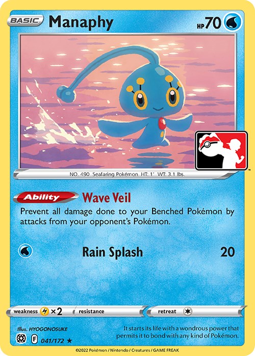 Manaphy (041/172) [Prize Pack Series Two]