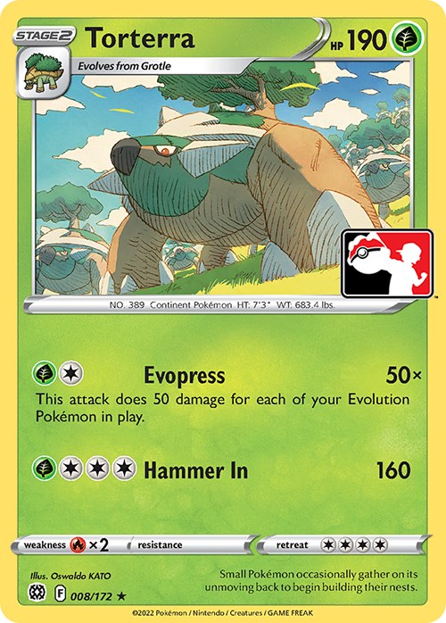 Torterra (008/172) [Prize Pack Series Two]