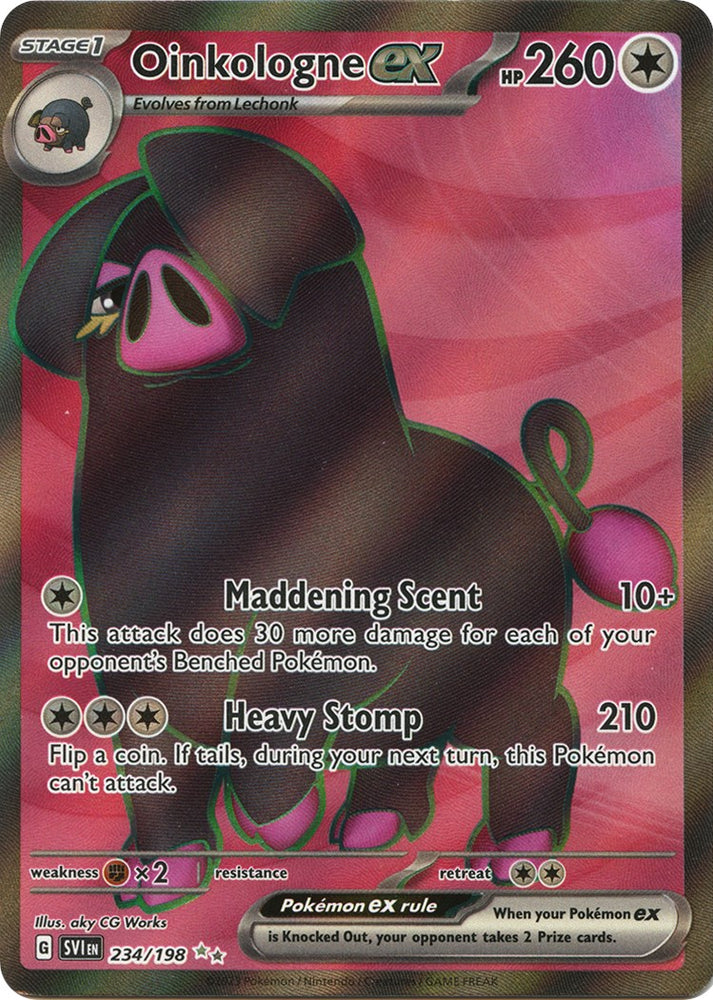 Oinkologne ex (234/198) [Scarlet & Violet: Base Set]