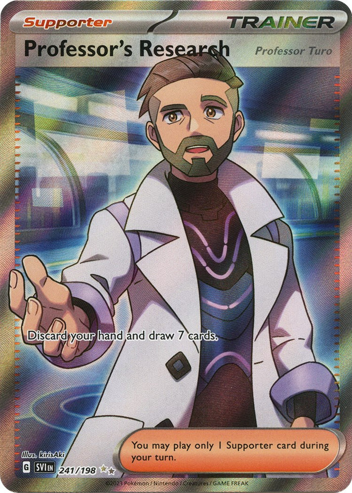 Professor's Research (Professor Turo) (241/198) [Scarlet & Violet: Base Set]