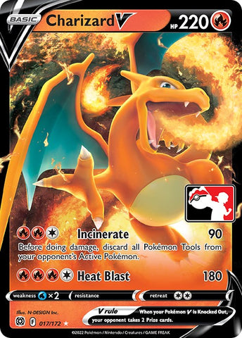 Charizard V (017/172) [Prize Pack Series Two]