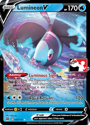 Lumineon V (040/172) [Prize Pack Series Two]