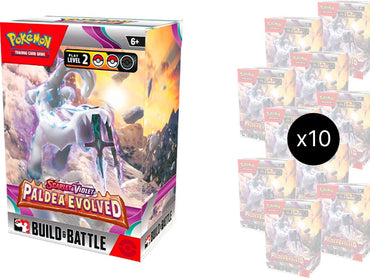 Scarlet & Violet: Paldea Evolved - Build & Battle Box Display