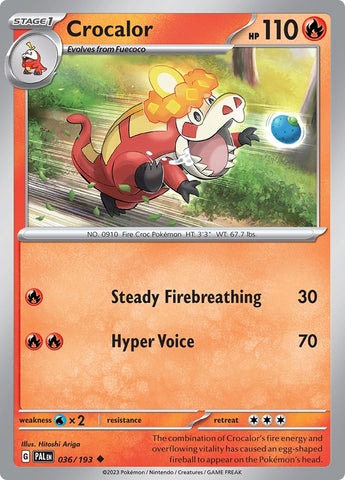 Crocalor (036/193) [Scarlet & Violet: Paldea Evolved]