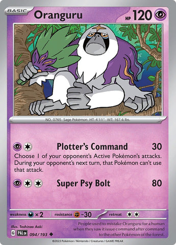 Oranguru (094/193) [Scarlet & Violet: Paldea Evolved]