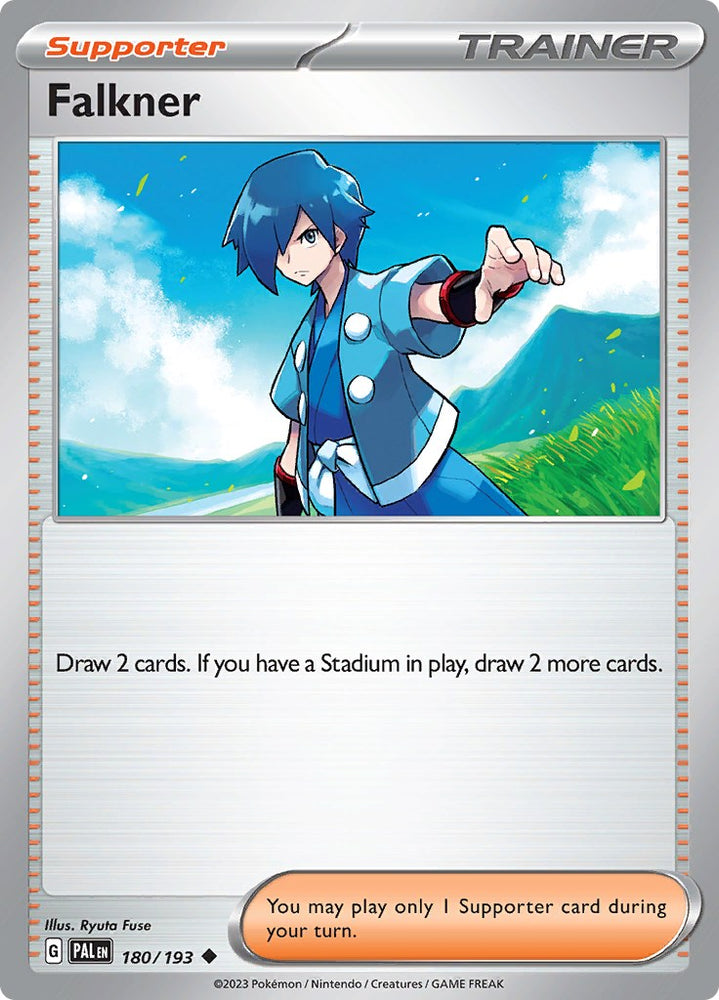 Falkner (180/193) [Scarlet & Violet: Paldea Evolved]