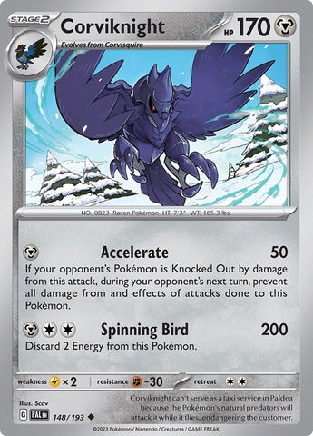 Corviknight (148/193) [Scarlet & Violet: Paldea Evolved]