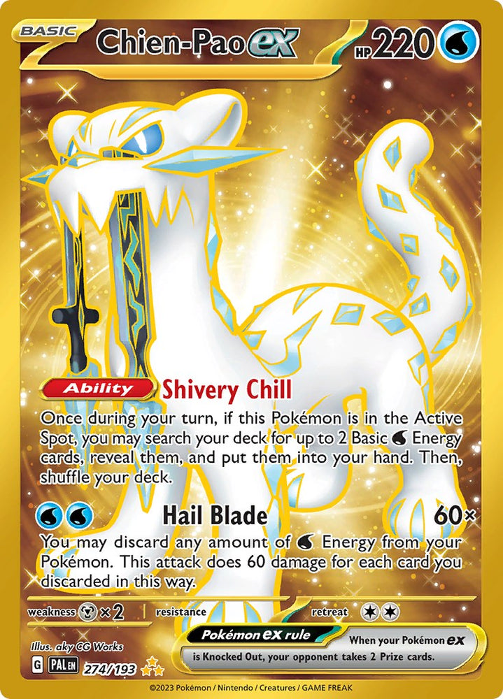 Chien-Pao ex (274/193) [Scarlet & Violet: Paldea Evolved]