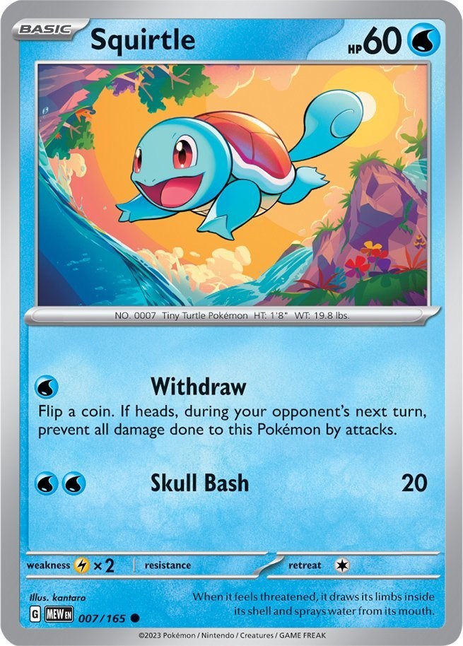 Squirtle (007/165) [Scarlet & Violet: 151]