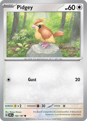 Pidgey (162/197) [Scarlet & Violet: Obsidian Flames]