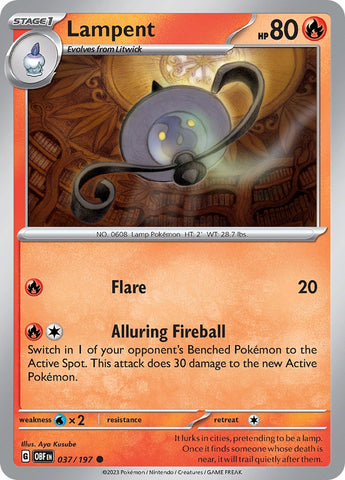 Lampent (037/197) [Scarlet & Violet: Obsidian Flames]