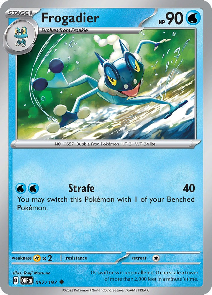 Frogadier (057/197) [Scarlet & Violet: Obsidian Flames]