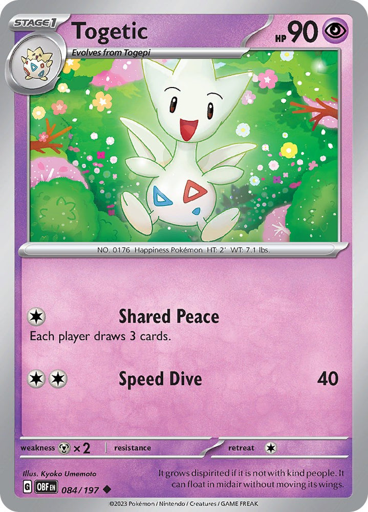 Togetic (084/197) [Scarlet & Violet: Obsidian Flames]