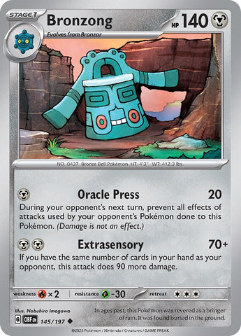 Bronzong (145/197) [Scarlet & Violet: Obsidian Flames]