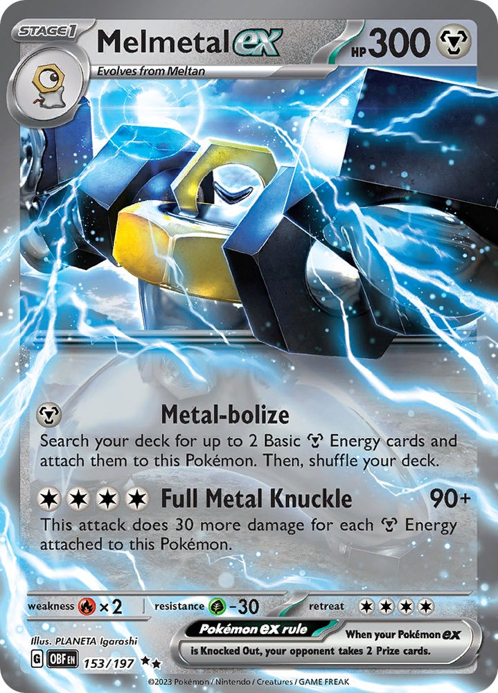 Melmetal ex (153/197) [Scarlet & Violet: Obsidian Flames]