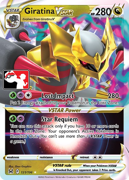 Giratina VSTAR (131/196) [Prize Pack Series Three]