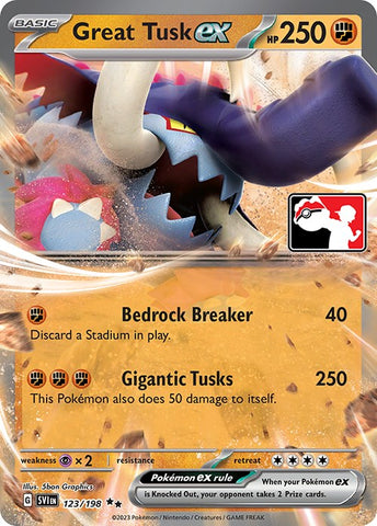 Great Tusk ex (123/198) [Prize Pack Series Three]