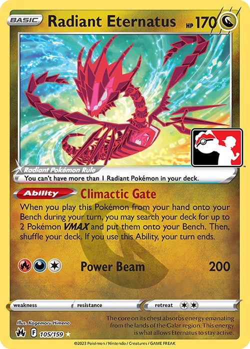 Radiant Eternatus (105/159) [Prize Pack Series Three]