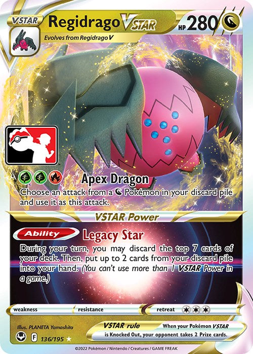 Regidrago VSTAR (136/195) [Prize Pack Series Three]