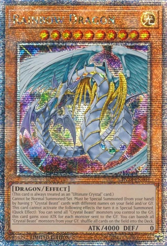 Rainbow Dragon Quarter Century Secret Rare (TN23-EN004) [TN23]