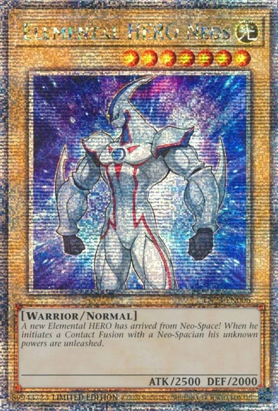 Elemental HERO Neos Quarter Century Secret Rare (TN23-EN006) [TN23]