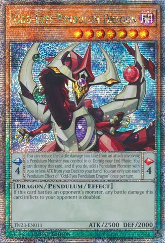 Odd Eyes Pendulum Dragon Quarter Century Secret Rare (TN23-EN011) [TN23]