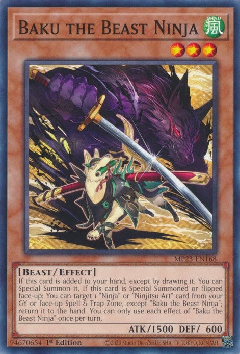 Baku the Beast Ninja (MP23-EN168) [MP23]