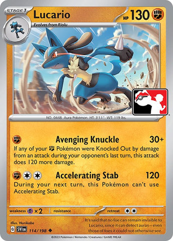 Lucario (114/198) [Prize Pack Series Three]