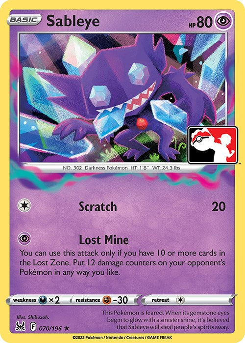 Sableye (070/196) [Prize Pack Series Three]