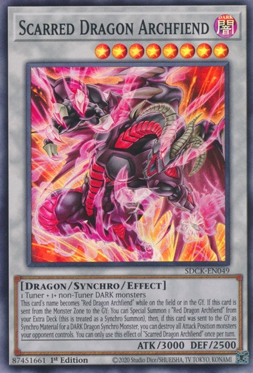 Scarred Dragon Archfiend (SDCK-EN049) [SDCK]