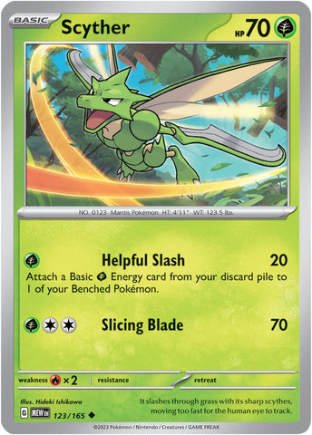 Scyther (123/165) [Scarlet & Violet: 151]